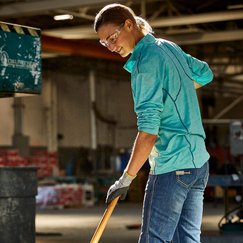 Ariat Women's Rebar Evolve 1/2 Zip Top - Meadowbrook-3